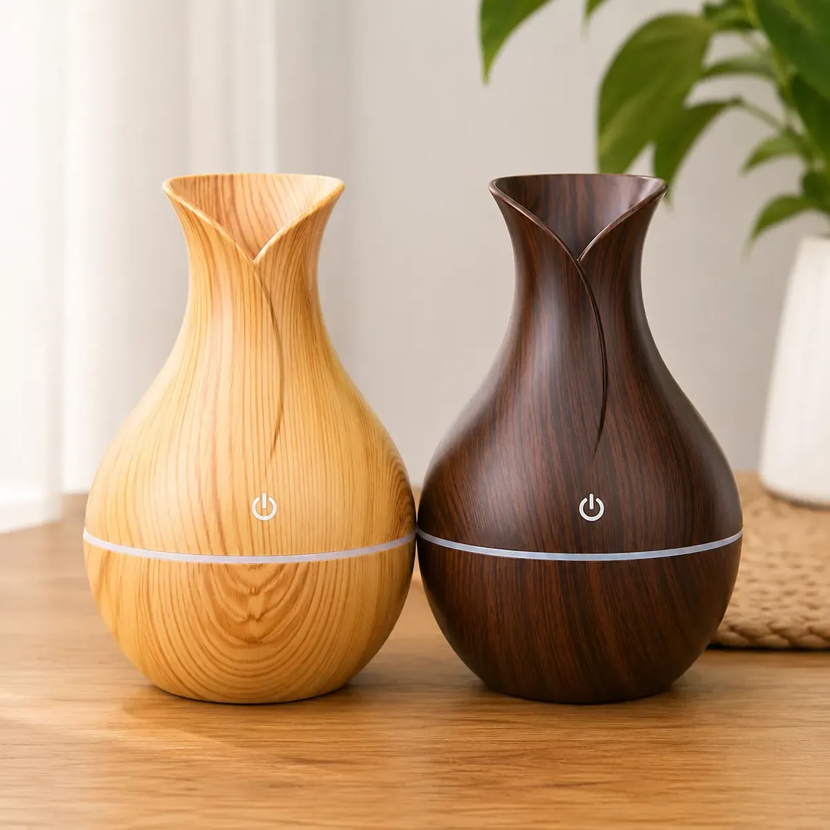 Combo Humidificador Madera + 2 Escencias: imagen 1